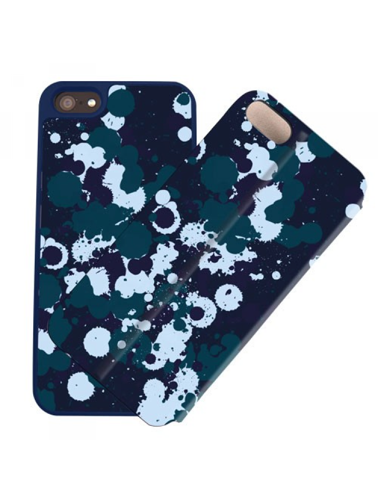 I-PAINT - DOUBLE CASE IPHONE 5/5S/SE (BLUE CAMO)