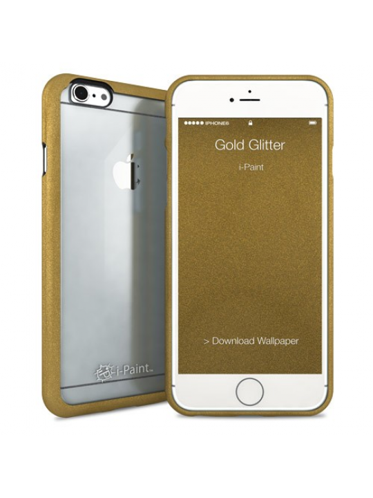 I-PAINT - GHOST CASE IPHONE 6/6S (GOLD GLITTER) 