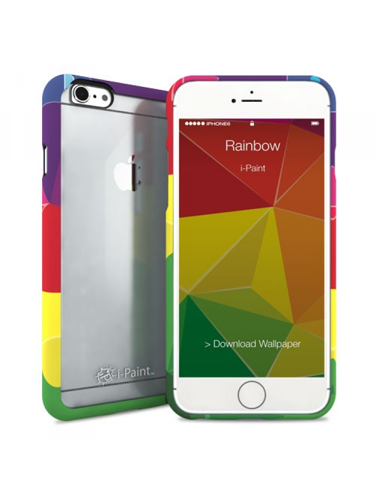 I-PAINT - GHOST CASE IPHONE 6/6S (RAINBOW)