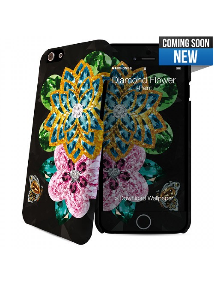 I-PAINT - HARD CASE+SKIN IPHONE 6/6S (DIAMOND FLOWER)