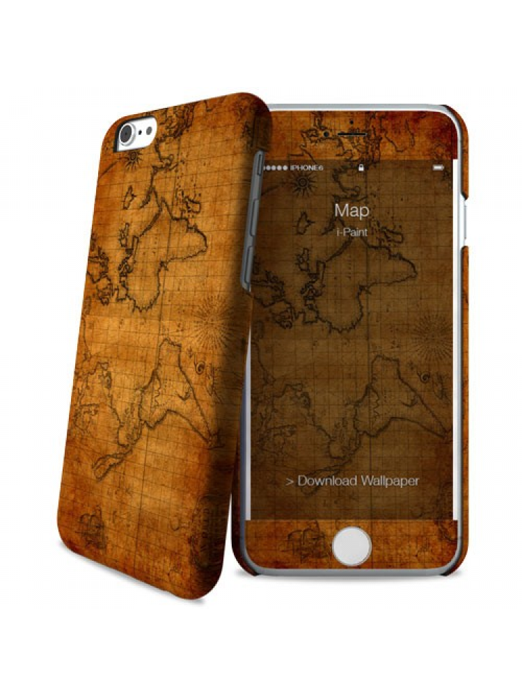 I-PAINT - HARD CASE+SKIN IPHONE 6/6S (MAP)