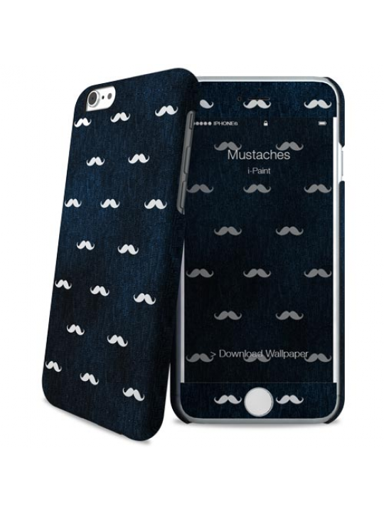I-PAINT - HARD CASE+SKIN IPHONE 6/6S (MUSTACHES)