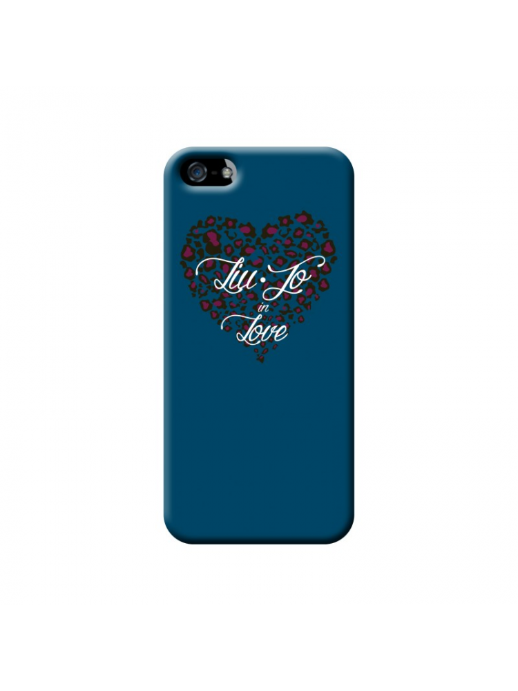 LIU.JO - HARD CASE IPHONE 5/5S/SE (HEART BLUE)