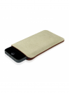 MACALLY - MPOUCH IPHONE 5S/5C/SE (BEIGE)