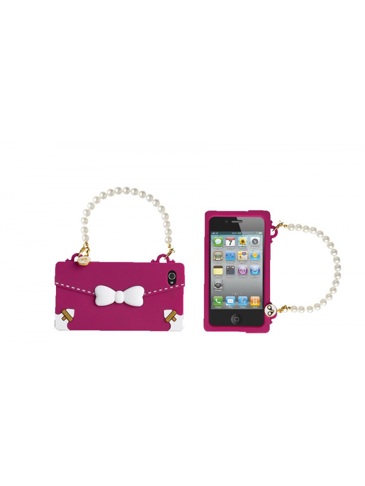 MAIWORLD - OBLIGE RIBBON IPHONE 4 (FUCHSIA) 