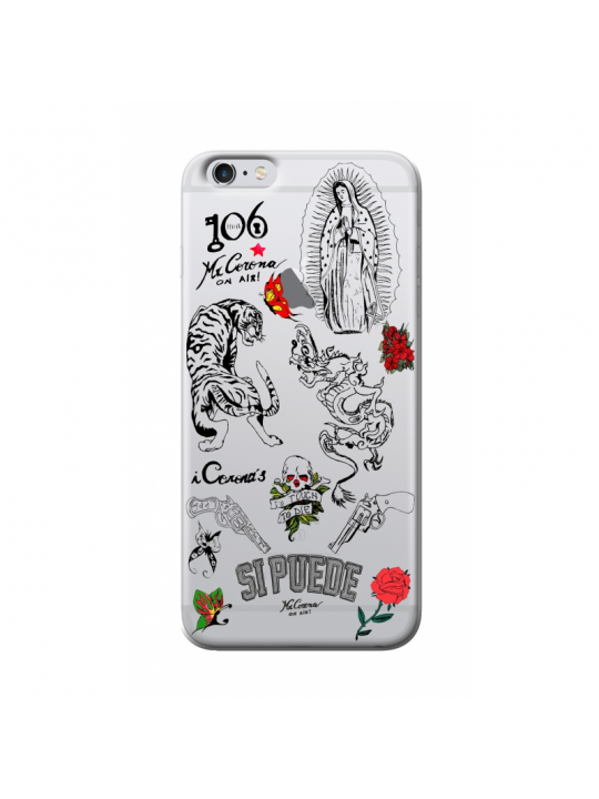 SIPUEDE - TRANSPARENCE IPHONE 6/6S (TATTOO) 
