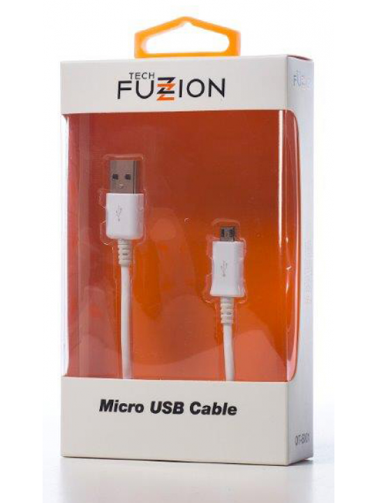CABO MICRO USB TECH FUZZION CABLE WH