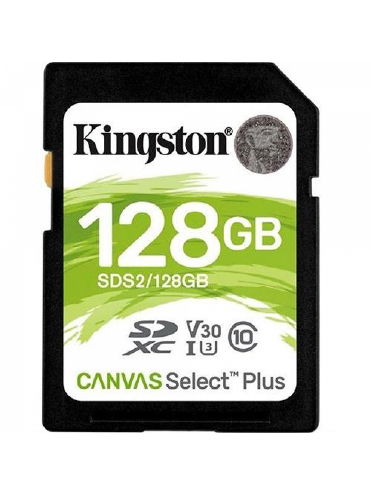 CARTÃO DE MEMÓRIA KINGSTON SDS2/128GB( 128 GB - 85 MB (MÁX.) - 100 MB (MÁX.) )