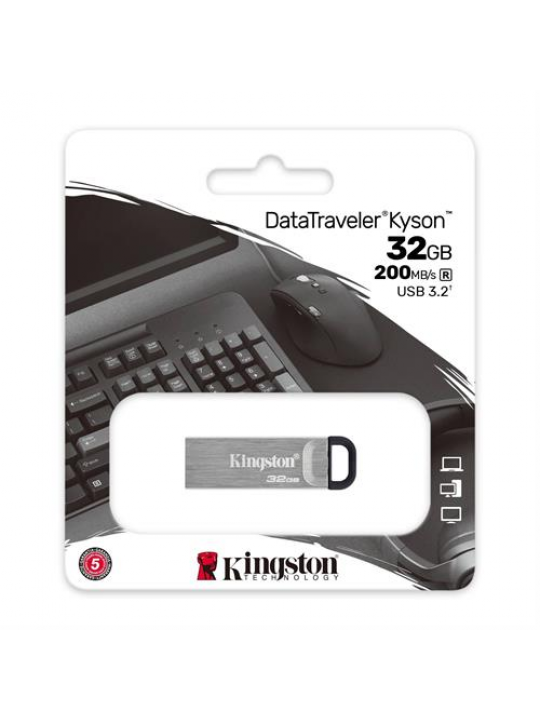 PEN DRIVE KINGSTON 32GB DATATRAVELER KYSON USB 3.2 -DTKN