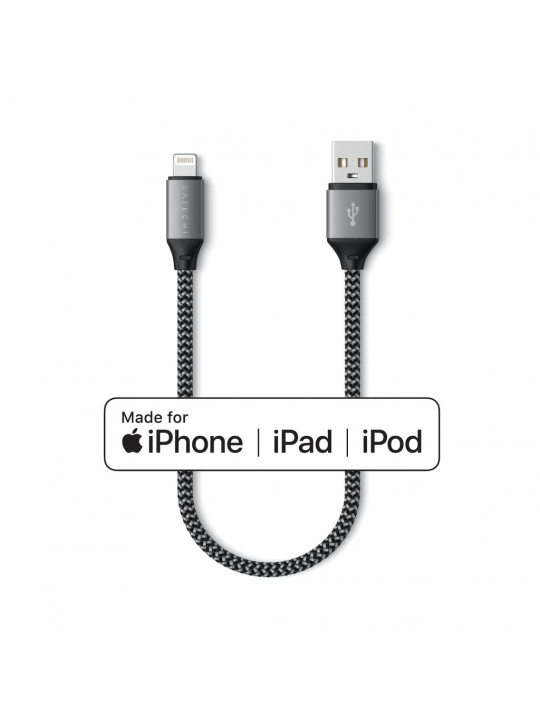SATECHI - USB-A TO LIGHTNING CABLE (25CM)