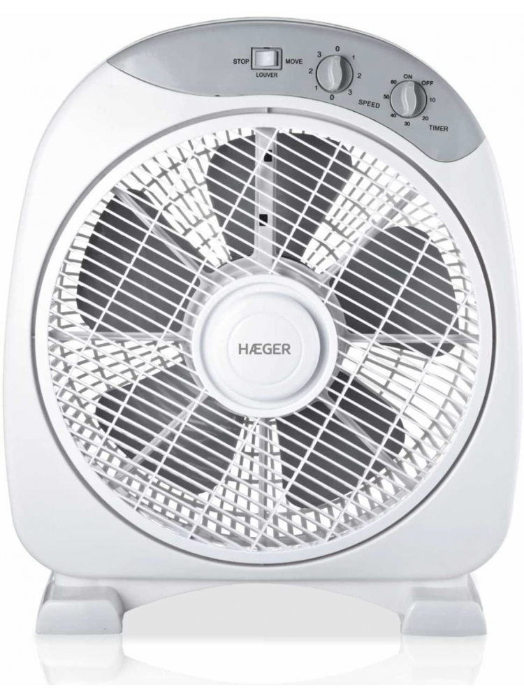 VENTOINHA HAEGER BOX DIAMETRO 30,5CM 45W 3VEL BRANCA