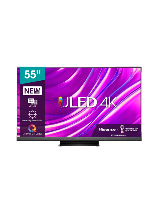 HISENSE ULED 55' 4K UHD SMART TV 4HDMI 2USB (G)