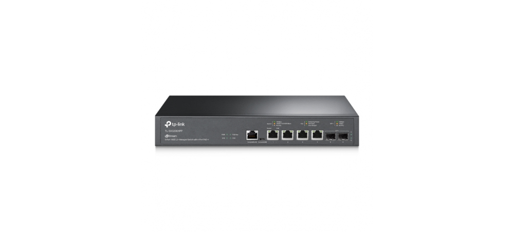 Switch TP-Link JetStream 4-Port 10GBase-T and 2-Port 10GE SFP+ L2+ Managed Switch with 4-Port PoE++