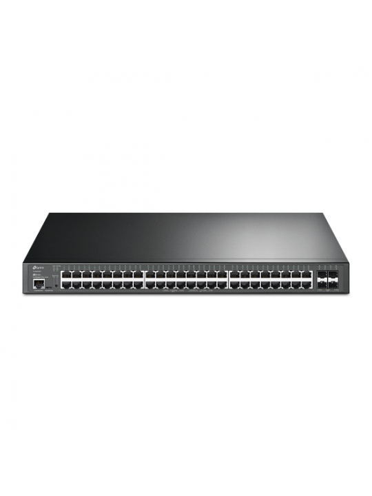 Switch TP-LINK JetStream 48-Port Gigabit and 4-Port 10GE SFP+ L2+ Managed Switch with 48-Port PoE+ 