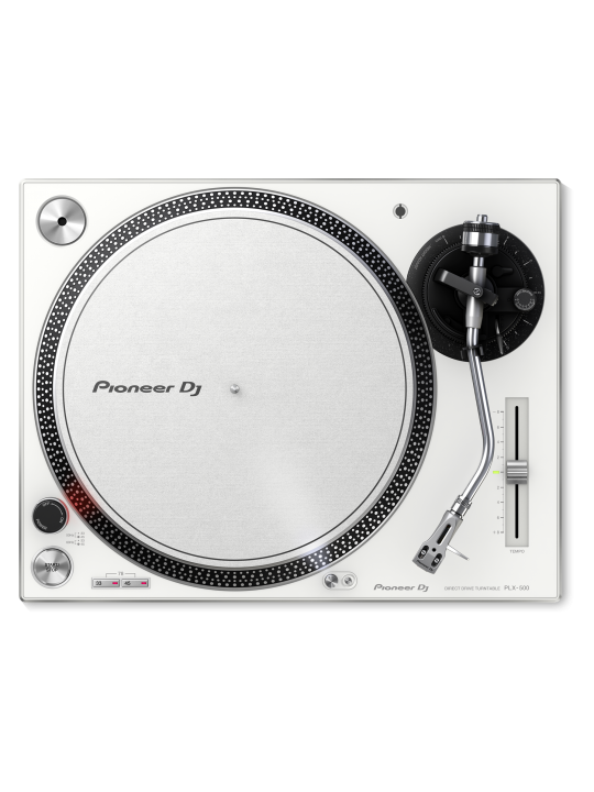PIONEER DJ GIRA-DISCOS CONTROLADOR DIRETO ELEVADO BINARIO BRANCO PLX-500-W