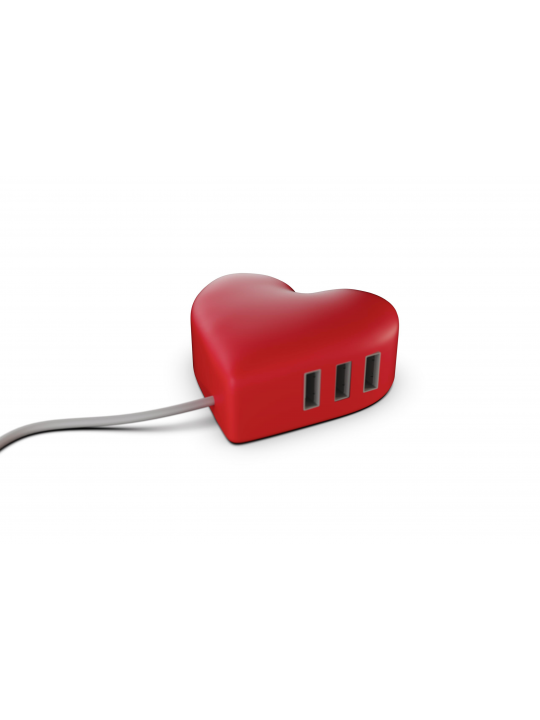 MOJIPOWER - USB HUB HEART