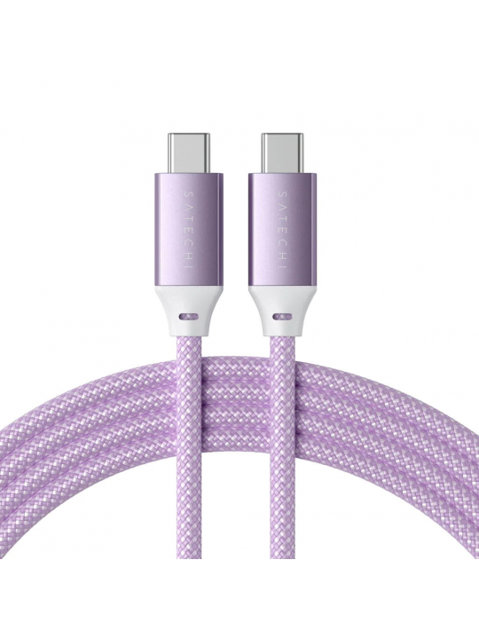 SATECHI - USB-C TO USB-C 100W CHARGING CABLE (PURPLE)
