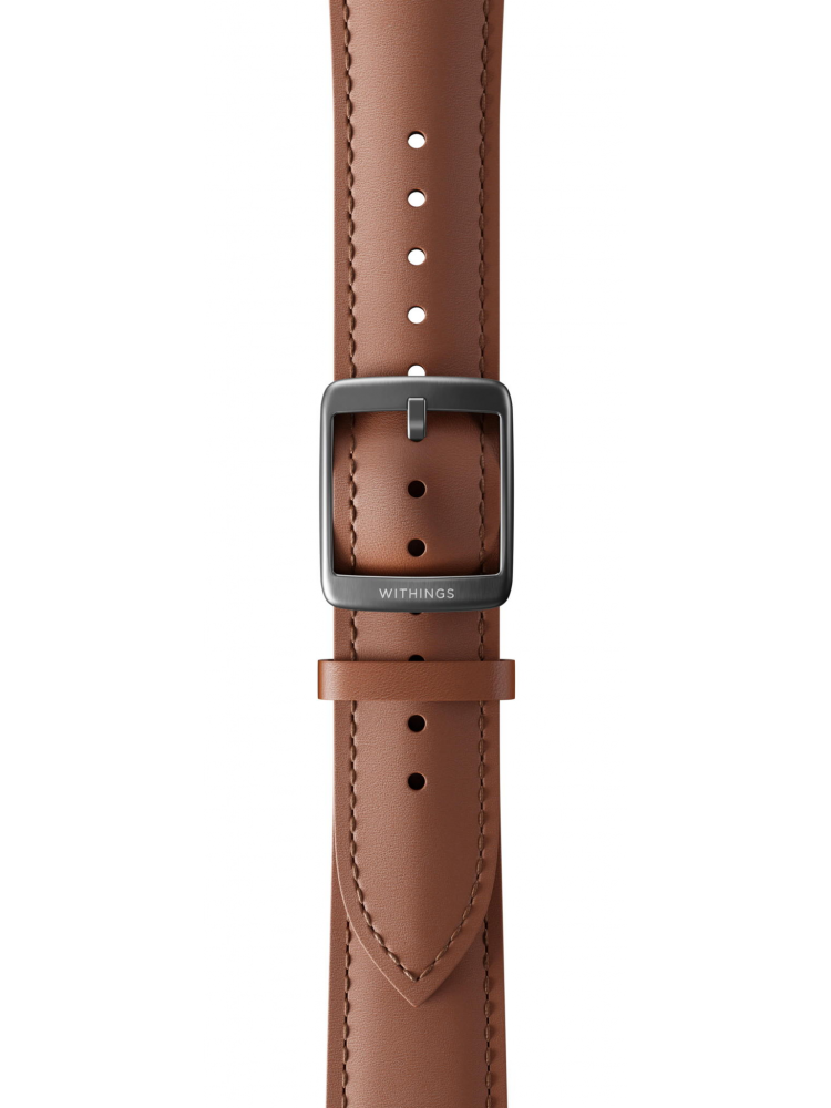 WITHINGS - PULSEIRA CABEDAL 20MM (BROWN/SLATE GREY)
