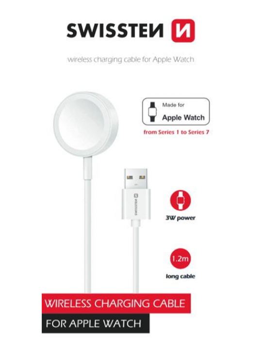 SWISSTEN - WIRELESS CHARGE CABLE FOR APPLE WATCH USB