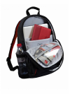 MOCHILA PORT HOUSTON BLACK/RED 15.6