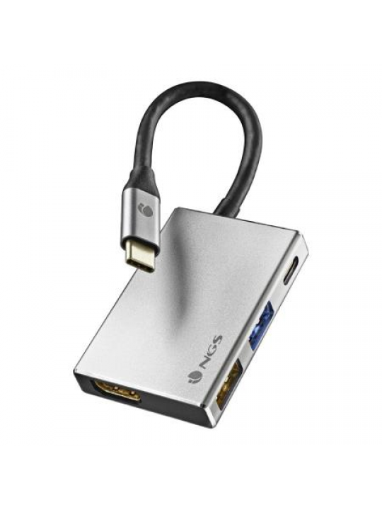 HUB NGS - 4 Portas USB-C WONDERDOCK4