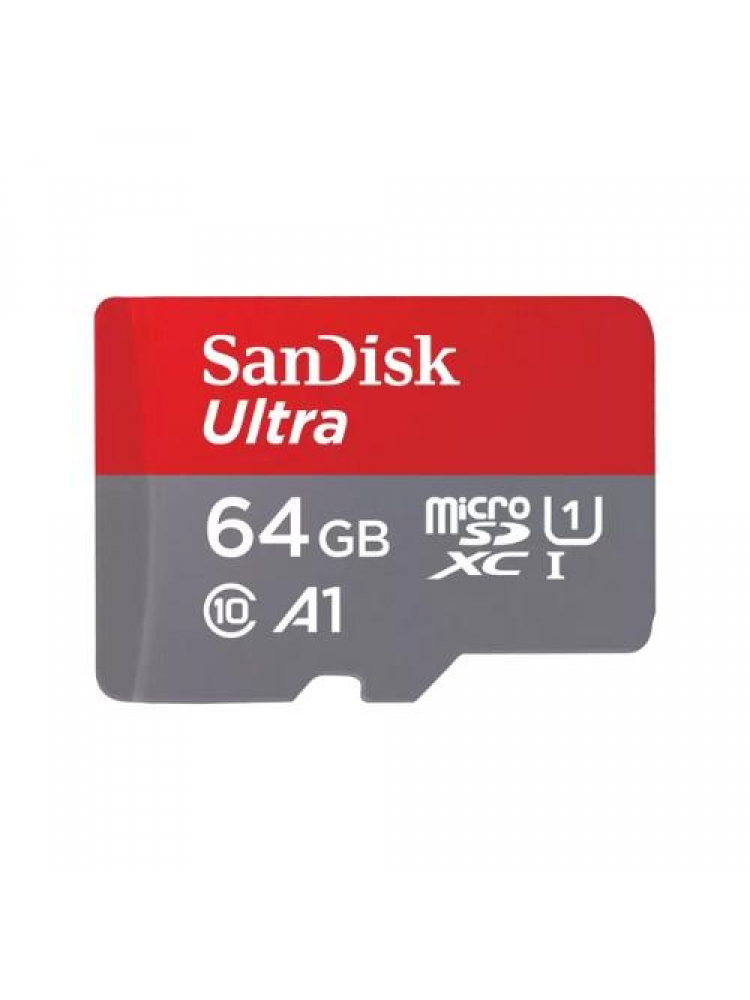 CARTÃO MEMÓRIA SANDISK ULTRA MICROSDXC 64GB-SD ADAPTER 140MB/S