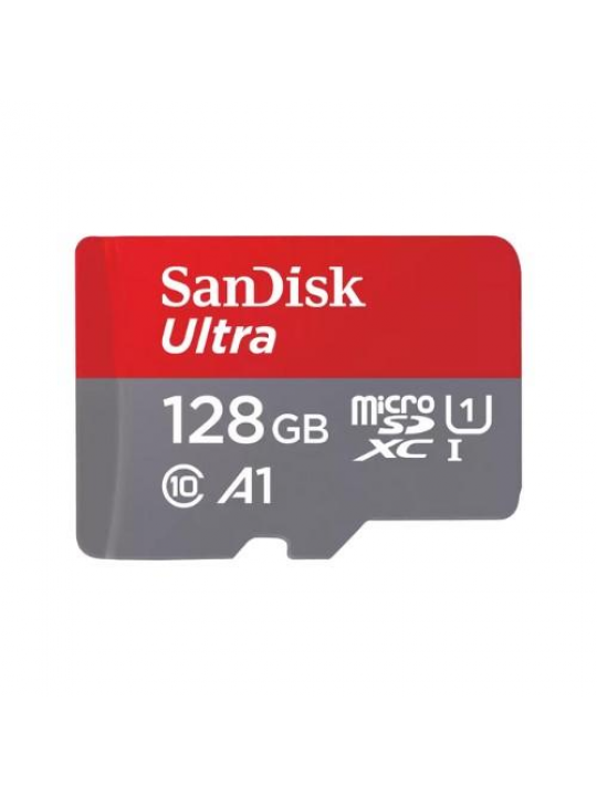 Cartão Memória SanDisk Ultra microSDXC 128GB-SD Adapter 140MB/s