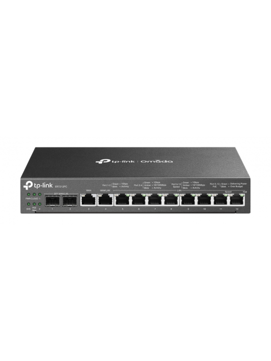 ROUTER TP-LINK OMADA GIGABIT VPN ROUTER WITH POE+ PORTS AND CONTROLLER ABILITY - ER7212PC