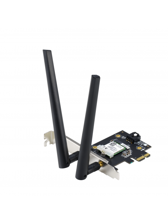 Adaptador-Placa Rede PCIe ASUS PCE-AX1800, Wireless DualBand, AX1800 ultimate AX, WiFi 6, BT5.2