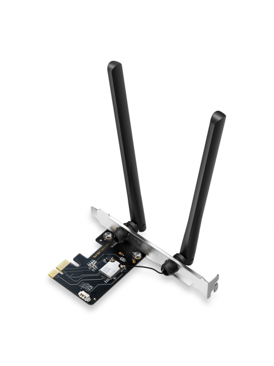 Adaptador MERCUSYS AXE5400 Tri-Band Wi-Fi 6E Bluetooth PCI Express - MA86XE
