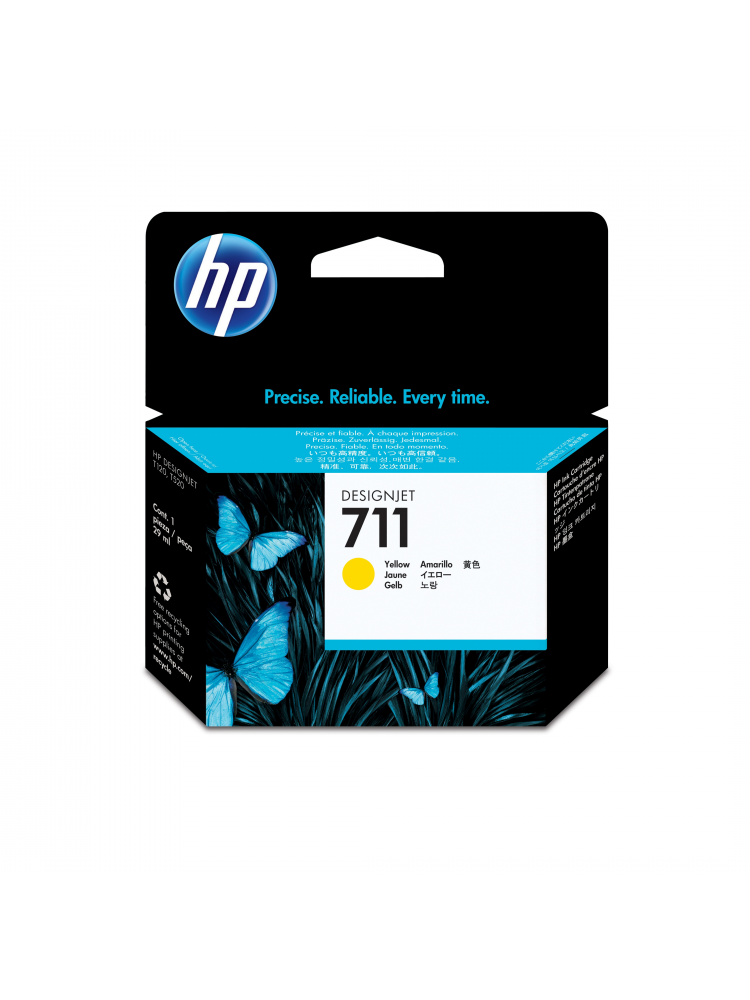 TINTEIRO HP 711 INK YELLOW 29 ML DJ T120 520