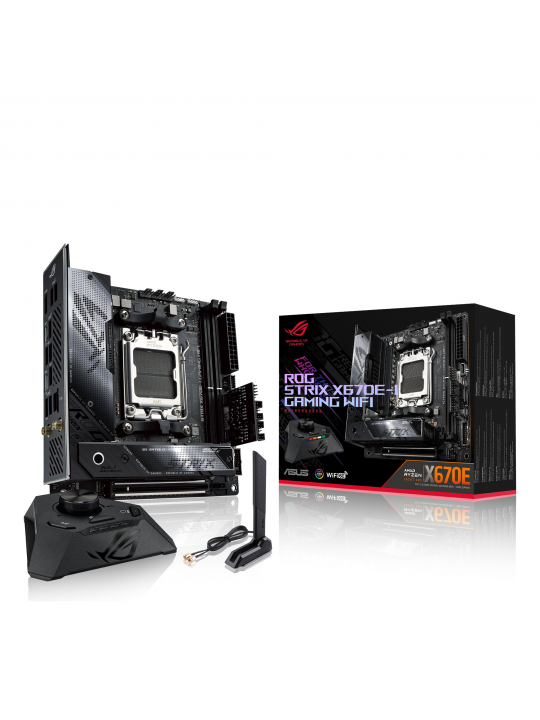 MOTHERBOARD ASUS AMD ROG STRIX X670E-I GAMING WIFI, SK AM5 4xDDR5 HDMI Mini-ITX 