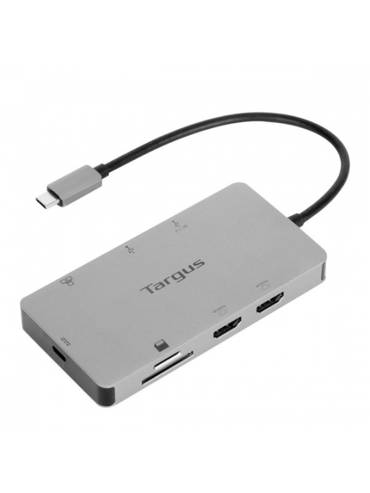 DOCK TARGUS 4K USB-C 2xHDMI 1xRJ45 2xUSB3 CREADER PD100W
