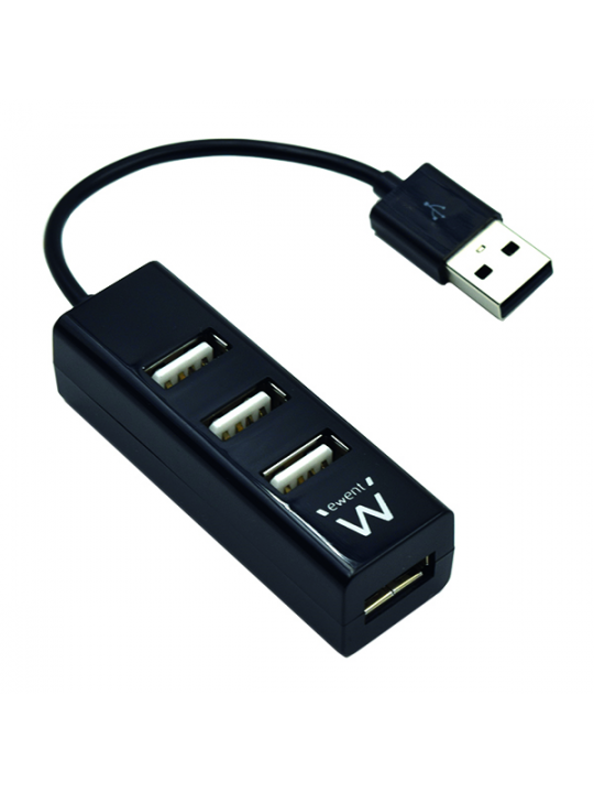 HUB EWENT USB2.0 4 PORT BLACK