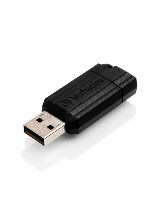 PEN VERBATIM 8GB PINSTRIPE USB 2.0 BLACK