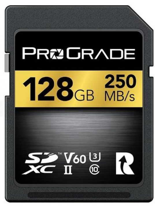 CARTÃO DE MEMÓRIA PROGRADE SDXC (GOLD)128GB-250MB-S V60 UHS-II