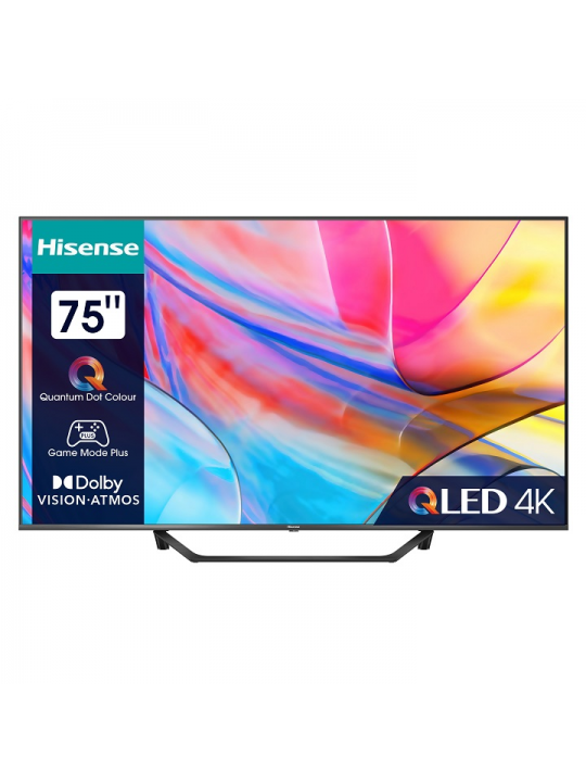 SMART TV HISENSE 75´´ QLED UHD 4K A7KQ