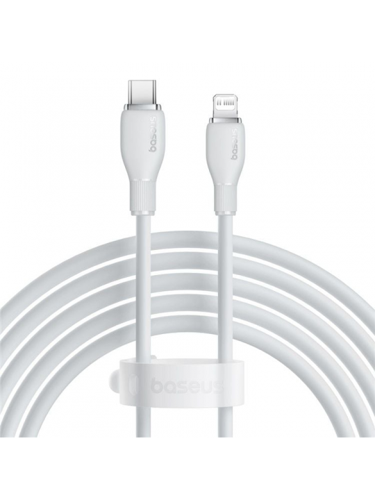 BASEUS CABO PUDDING SERIES FAST CHARGING CABLE TYPE-C TO IP 20W 2M BRANCO