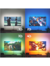 4D SCREEN MIRROR + LIGHTSTRIPS NANOLEAF 5.2M PARA TV 85´´