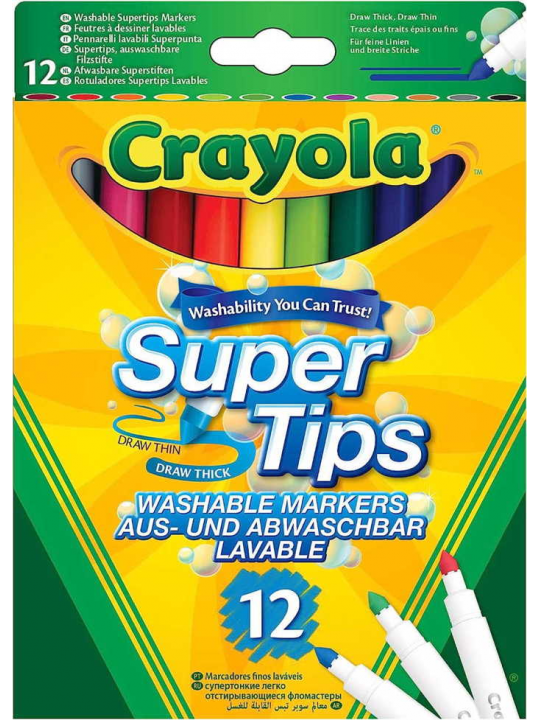 SUPER TIPS CRAYOLA  (12X)