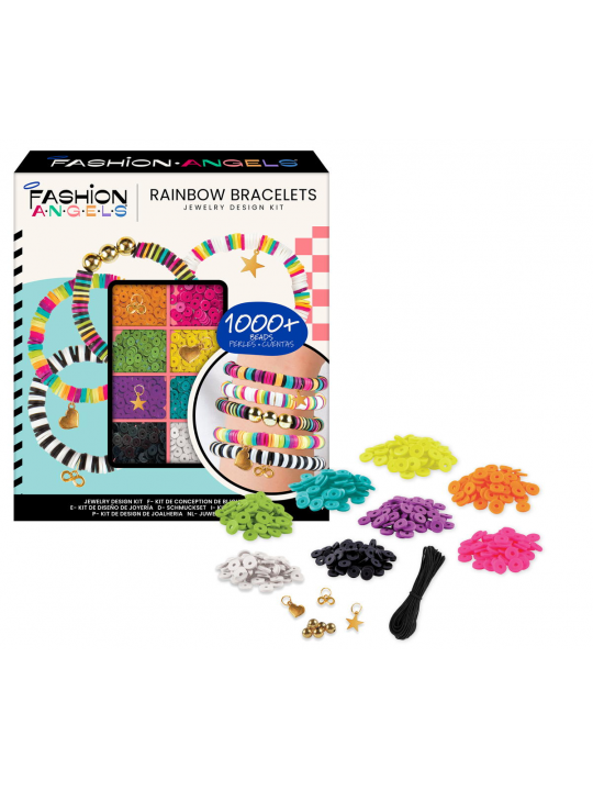 PACK CRIAÇÃO DE PULSEIRAS E JÓIAS FASHION ANGELS RAINBOW