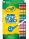 CONJUNTO DE 24 MARCADORES PONTA CÓNICA SUPER TIPS CRAYOLA