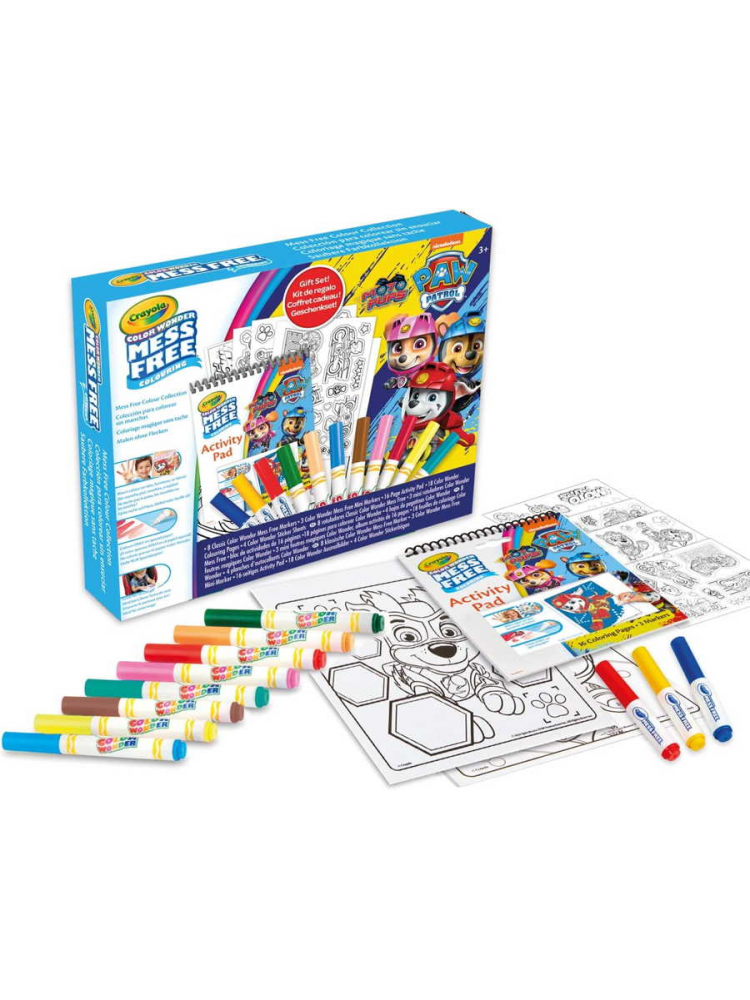 CONJUNTO DE 8 MARCADORES CRAYOLA COLOR WONDER SET PAW PATROL