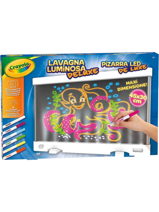 SET CRIATIVO CRAYOLA ULTIMATE LIGHT BOARD