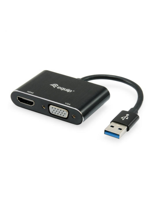 ADAPTADOR EQUIP USB 3.0 P- HDMI-VGA