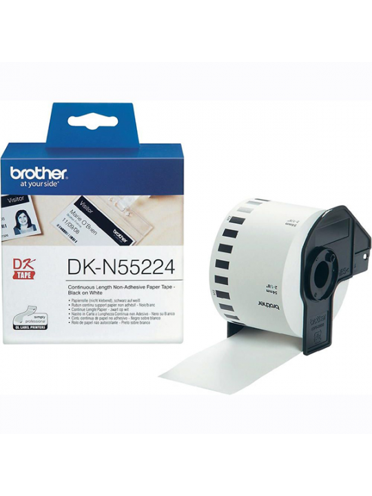 ROLO BROTHER DKN55224 PAPEL CONTINUO 4MM BRANCO TERMICO