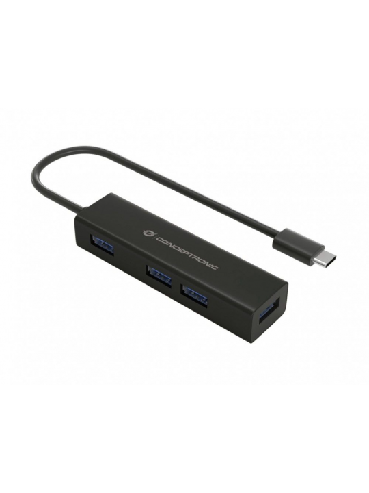 HUB CONCEPTRONIC 4 PORTAS USB 3.2 GEN 1 : USB-A X 4