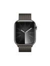APPLE WATCH SERIES 9 GPS + CELLULAR 45MM GRAPHITE STAINLESS STEEL CASE WITH GRAPHITE MILANESE LOOP