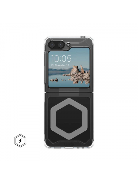 CAPA UAG PLYO PRO GALAXY Z FLIP5 V2023 (ICE-SILVER)