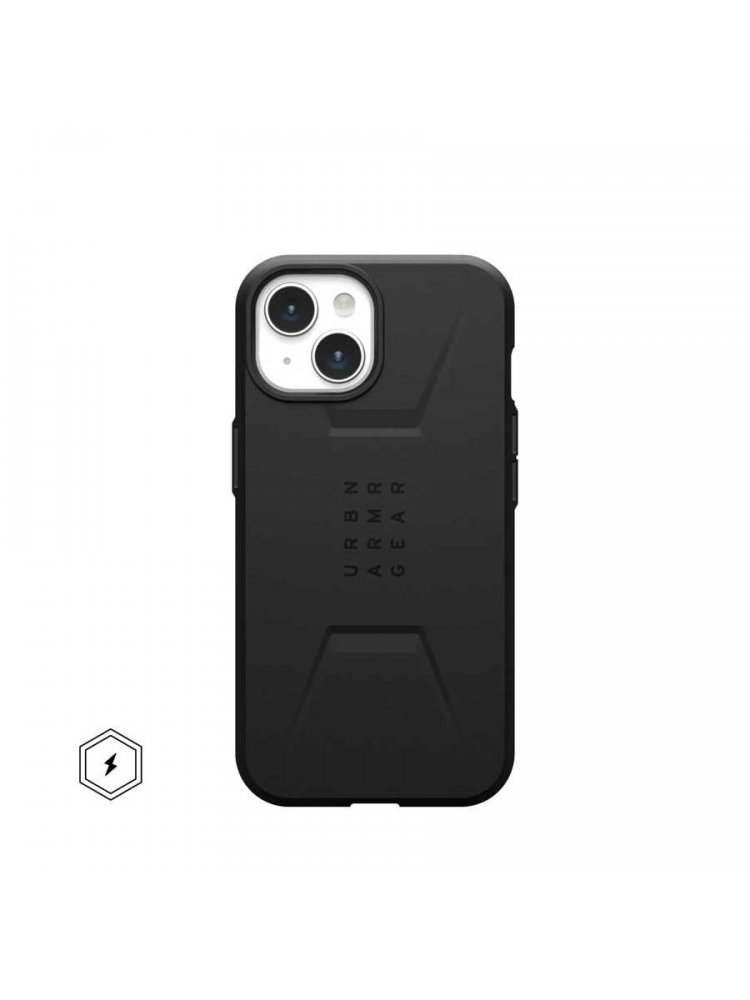 CAPA UAG CIVILIAN MAGSAFE IPHONE 15 (BLACK)